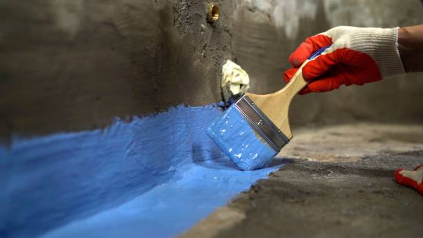 Commercial Interior Drainage System project at a Salem, NJ business property by SJ Waterproofing Pros